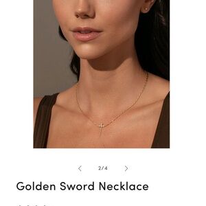 Uncommon James Golden Sword Necklace